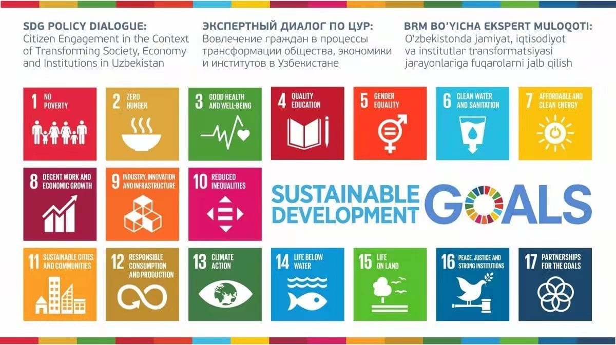 Development goals towards sustainability