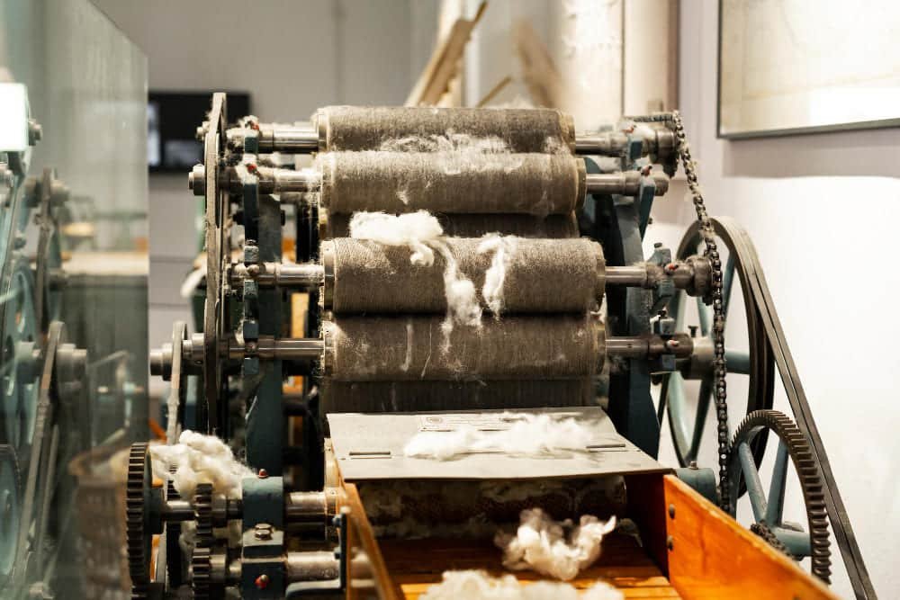 image from a factory of manufacturer of fabrics